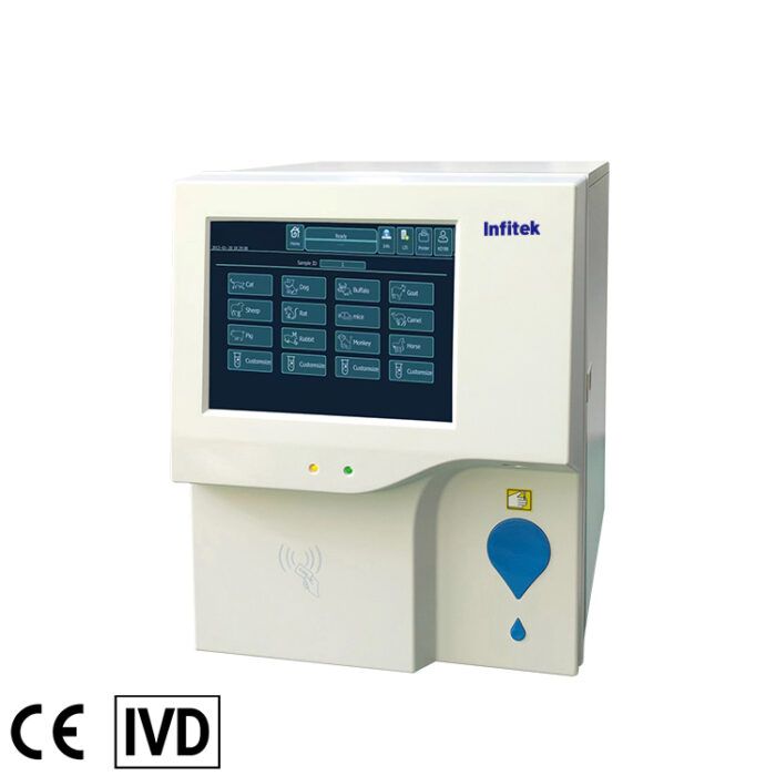 Analyseur d'hématologie vétérinaire, 3 parties, HEMA-V6190