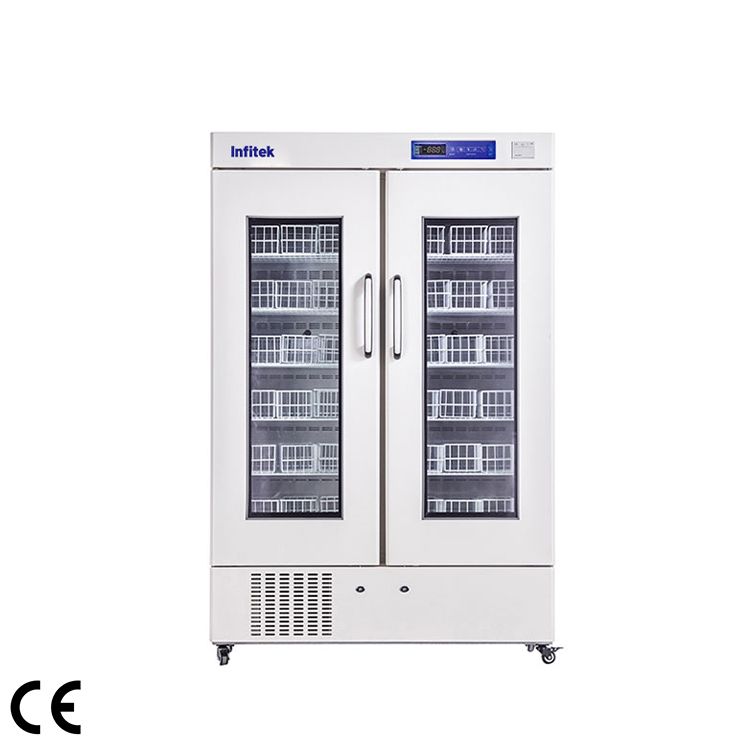 Réfrigérateur à double porte pour banque de sang, BR4-660, BR4-1000