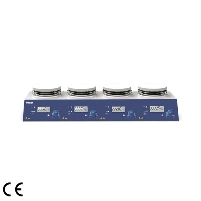 Agitateur magnétique chauffant, type à 4 canaux, HPS-M340-S4